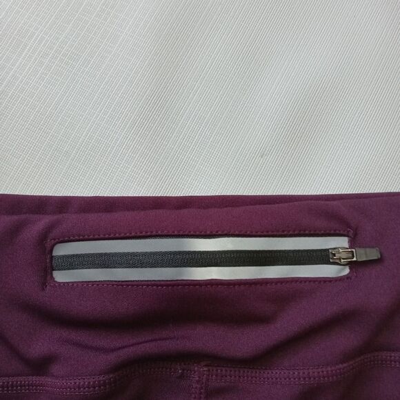 RAG High Waisted Mesh Panels Capri Length Plus Size Active Leggings Women's 2X - Picture 5 of 12